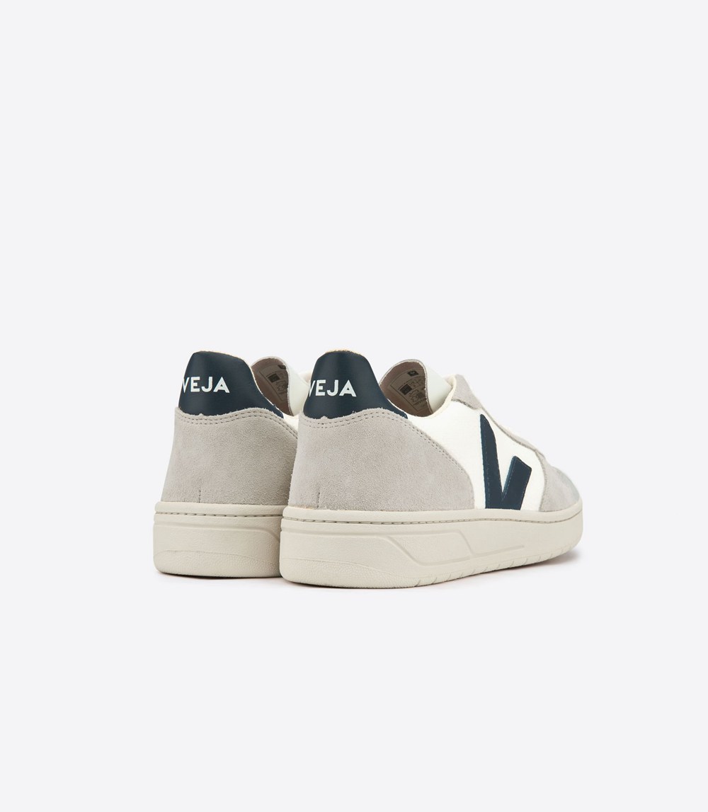 Veja Sneakers Mens - V-10 B-mesh - White/Beige - 2058XOEIB